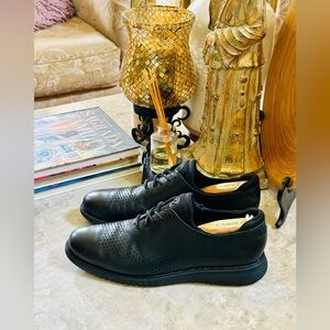 Cole Haan 2.Zerogrand Laser Wingtip Oxford Leather Black Men’s Size 12M C23832